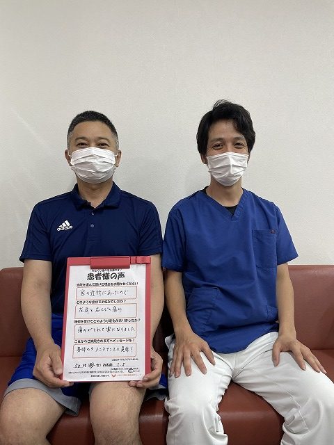 50代　男性　I.J様　テニス肘