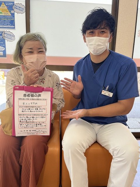 60代　女性　K.T様　膝痛